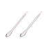 uxcell Micro Scoop 105mm Stainless Steel Reagent Sampling Lab Spoon Spatulas for Laboratory 2Pcs...