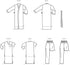 McCall's Men's Wrap Robe, Pullover Nightshirt and Pull-on Pants Sleepwear Sewing Pattern Kit, Design Code M8443, Sizes S-M-L-XL-XXL-XXXL, Multicol...
