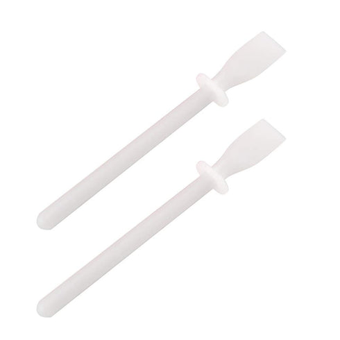 2 Pieces Glue Spreader Sticks Glue Applicator Adhesive Applicator Painting Scrapers for Handmade DIY PU-Leather Craft Tool, White...