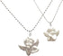 2pcs Cute Cupid Angel Pendant Stainless Steel Necklace, Long Chain Baby Shaped Jewelry Sweetheart for Women Man Friendship Girl Gifts...