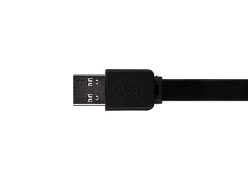 Monoprice Flat USB Type-C to Type-A 3.2 Gen1 Charge and Sync Cable - 5Gbps, 3 Amp Charging, Reversible Connector, Resists Tangling, Compatible wit...