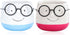 Indoor Planters 2pcs Planter Pot Eyeglasses Design Flower Pot Ceramic Nursery Floweprot Root Control Flower Container for Office Windowsill Outdoo...