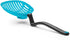 Dreamfarm Big Lestrain 13" 2-In-1 Drip-Catching, Sit-Up Food Slotted Spoon, Scoop, & Strainer that Keeps Bench Tops Mess-Free - Dreamfarm Blue...