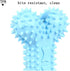 Rubber Bones for Dogs, Flexi Chew Dog Better Bones, Bite Force Dog Toy, Teething Dog Toys for Puppies, Small, A-Pink...