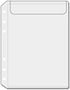 Arbuya 5pcs/pack Cutting Dies Storage Bag with 1 pocket Scrapbooking Stickers Storage Pockets Die Cuts Stencil Envelope Organizer Pages for Dies C...