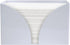 Paper Towel Holder Dispenser for Countertop, Kitchen or Bathroom - White Acrylic Napkin Holders Great Disposable Hand Towel Tray for Z-Fold, C-Fol...