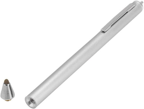 Soft Head Stylus Universal Cloth Head Lightweight Touch Screen Stylus Pen for Smartphones/Tablet(Silver)......