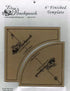 Elisa's Backporch Quick Curves template, Clear...