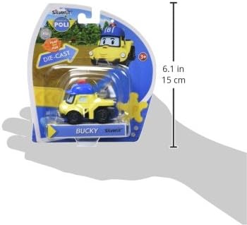 Robocar Poli, Bucky DIE-CAST Metal Toy Cars, Mountain Buggy Car, Cartoon Diecast Vehicle Truck Toy Party Birthday Gifts for Toddlers Age 1-5 Boys ...