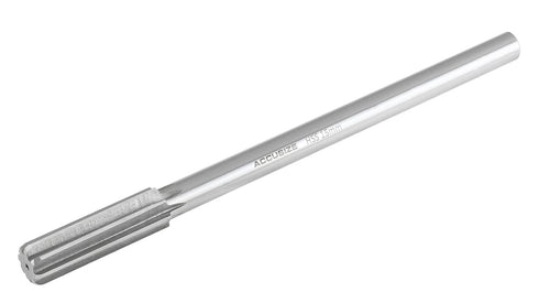 Accusize Industrial Tools 15.0 mm H.S.S. M2 Straight Shank Straight Flute Chucking Reamers, Right Hand, Shank Dia 11 mm, 6 Flute, 8'' Oal, 0400-51...