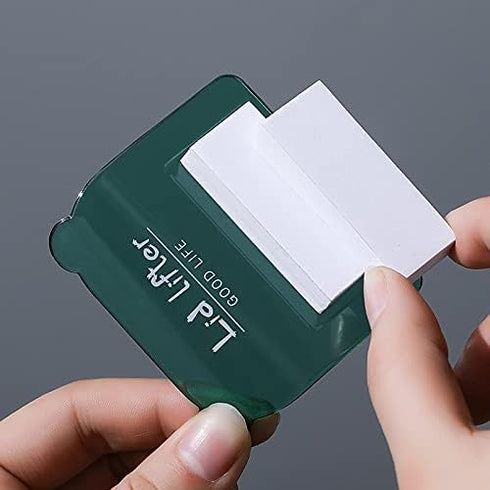 2Pcs Blue and Green Toilet Seat Handle,Toilet Cover Lifter, Toilet Cover Support Lifter, Suitable For Families, Offices And Hotel Bathrooms, Plast...