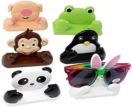 Fun Frog Eyeglass Holder Stand for Kids Women - Securely Hold Kids Eyeglasses, Adult Reading Glasses like Bedside Nightstand Organizer, Cute Desk ...