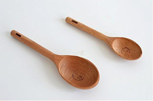 4pcs/set Wood Measuring Spoons Set Healthy No Paint Cooking Tools...