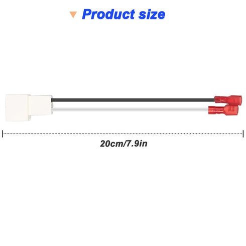 72-8104 Speaker Harness Adapter Wire Replacement for Camery, for Corolla, for Tacoma Car Front and Rear Door Speaker (6 Pack)...