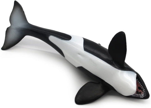 Solid Sea Animals Educational Toys,Simulation Ocean Shark Sea Creature Toy for Toddlers Kids (Killer Whale)...