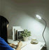 USB Desk Light with Clip, LED Eye-Caring Reading Lights with 3 Color Modes, 10 Brightness Dimmable and Long Flexible Gooseneck Portable Lamp for D...