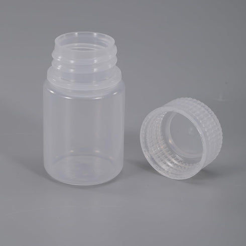 1 oz Wide Mouth Lab Reagent Bottle, Laboratory Grade Chemical Container, Sealed Leak-proof Clear PP Bottle, Pill Bottle, Water Sample Bottle(5 Pcs...