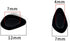 Eyeglasses Nose Pads,BEHLINE 2 Pairs Soft Silicone Nose Pads Push-in Nose Piece Replacement for Glasses Eyeglasses Sunglasses and Eyewear(Black)...