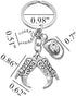 PHAETON 20PCS Hat Boot Horseshoe Keychain Western Cowgirl Keychain Equestrian Keychain Horse Lover Gift Cowboy Keychain Gift for Cowboy, Gift for ...