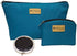 Cosmetic Bag/Makeup Pouch/Toiletry Storage Water-Repellent Zipper Travel Organizer for Women’s Beauty & Skincare Accessories + One Coin Purse & Co...