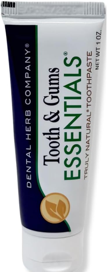 Dental Herb Company - Tonic Mouthwash and Essentials Toothpaste Travel Kit - Made with Pure Essential Oils to Relieve Bad Breath, Bleeding, and Ir...