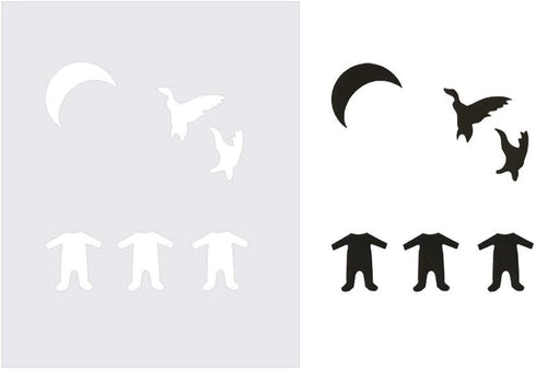 15 Pcs 7.5 mil Blank Stencil,8.5" x 11" Milky Translucent PET Stencils Sheets,Square Stencil Template Reusable Template Material for Making Your O...