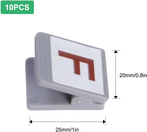 Gundam Modeling Label Holder, Process Marker Holder, with Symbol Stickers, PMKJ011, Plate Tracking Label Clip 10PCS for Gundam Model Kits...