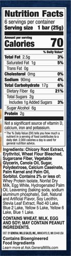 Fiber One 70 Calorie Soft-Baked Bars, Birthday Cake, Snack Bars, 6 ct...