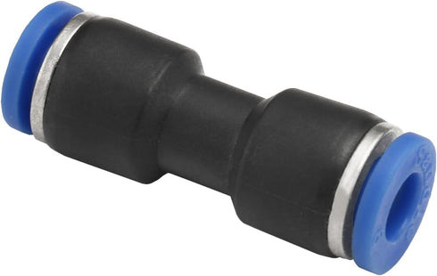 Baomain 10pcs Pneumatic Union Fittings PU-6 6mm Push In Quick Touch to Connect Tube...