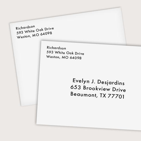 LUXPaper 4Bar A1 Contour Flap Invitation Envelopes | 3 5/8" x 5 1/8" | Bright White | 70lb. Text | 50 Qty...