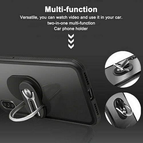 3 in 1 Finger Ring Holder Stand Car Air Vent Mount Metal Plate Rotating Magnetic Grip Portable Ring Holder Finger Kickstand Car Mount Compatible w...