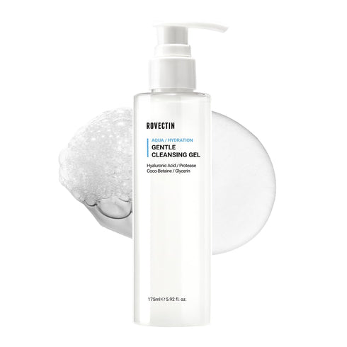 ROVECTIN Aqua Cleansing Gel (Conditioning Cleanser) Hydrating pH Balanced Facial Wash for Sensitive, Dry Skin | No Stripping, Fragrance-Free | Veg...