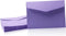 60 Pack V-Flap Envelopes, Colorful Envelopes for Postcards, Greeting Cards, Checks, Letters, Windowless Design, Birthday,4.9x6.9 Inch (purple)...