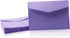 60 Pack V-Flap Envelopes, Colorful Envelopes for Postcards, Greeting Cards, Checks, Letters, Windowless Design, Birthday,4.9x6.9 Inch (purple)...