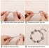 Hicarer 20 Pcs Chain Bracelet for Jewelry Making Women DIY Adjustable Snake Charm Bracelet with Heart Shape Extender Chain(Silver)...