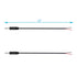 Fancasee 2-Pack 2.5mm Male Plug to Bare Wire Pigtail TS Mono 2.5mm Jack Connector Adapter Repair Audio Cable...