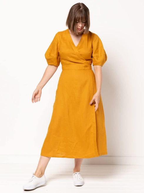 Style Arc Sewing Pattern - Millicent Wrap Dress (Sizes 10-22)...