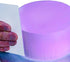 PME Cake Decorating 8" Tall Plain Edge Plastic Side Scraper 8 x 3.7 Inches, White, Standard...