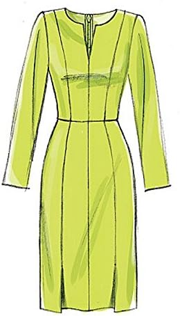 Vogue Patterns V9167 Misses' Notch-Neck Princess-Seam Dresses, A5 (6-8-10-12-14)...