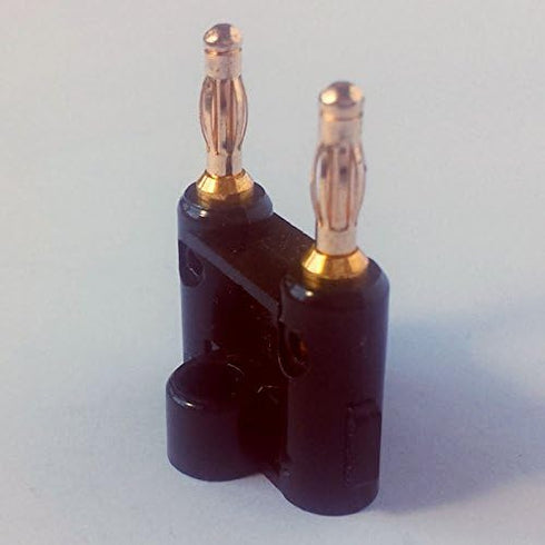 CESS Dual 2-Way Speaker Banana Male Plug Cable Connectors - Banana Dual Plug (10 Pack)...