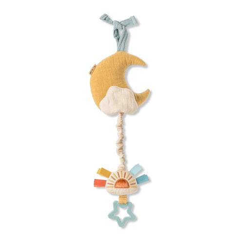 Itzy Ritzy – Musical Pull-Down Toy - Bitzy Notes Baby Musical Toy Attaches to Car Seat, Play Gym, or Stroller & Plays a Soothing Melody, Infant To...