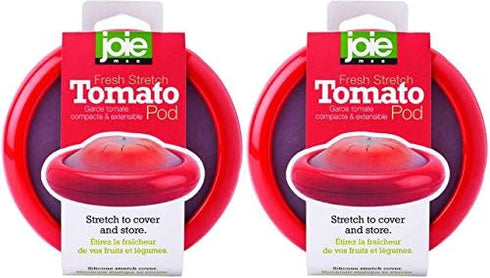 MSC International Joie Fresh Stretch Pod for Tomatoes, LFGB Approved, One Size, Red- 2 Pack...
