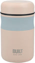 BUILT Food Flask, Vacuum Insulated Food Flask for Hot and Cold Foods, Double Wall Stainless Steel, 473ml, Pale Pink...