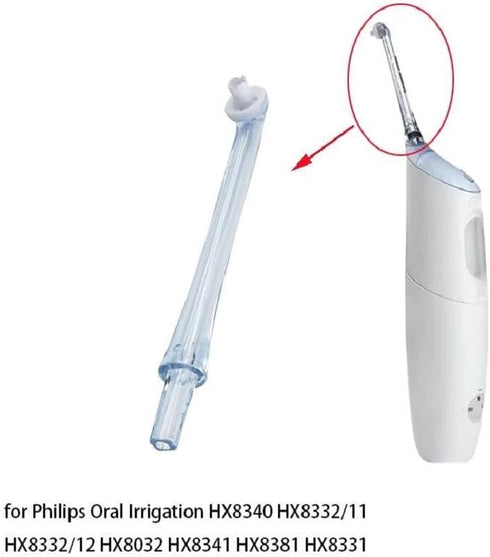 1PC Replacement Nozzles for Philips Sonicare Airfloss HX8331 HX8332 HX8340 HX8341 HX8381 HX8401 HX8032 Oral Irrigator Replacement Heads...