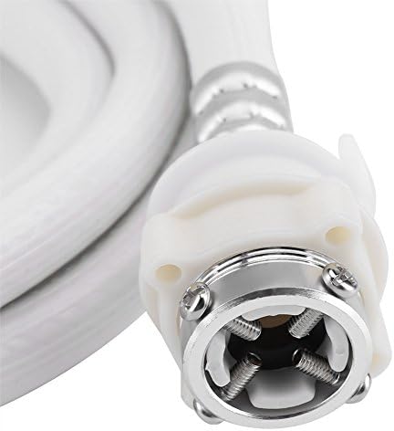 Washing Machine Water Inlet Hose, Washer Pipe Tube Connector White Color Long Length, 6.56ft or 9.84ft(optional)(9.84ft)...