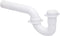 EZ-FLO 1-1/4 Inch P-Trap for Tubular Drain Applications, White Polypropylene, 35374...
