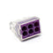 50pcs 6 Port Push-in Electrical Wire Connector, PCT-106 Quick Connection Terminal Compact Wire Connector for 18-12 AWG Solid Stranded Wires...