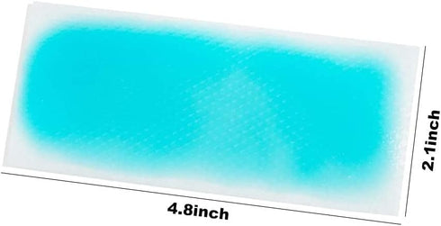 20pcs Fever Cooling Gel Patches 8 Hours Cooling Forehead Strips Cooling Gel Sheet for Dog Foot Baby Kids Children Adult Relieve Headache, Toothach...