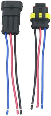 30Pcs/Pack (2 + 3 + 4 Pin Way) 16AWG Car Male & Female Waterproof Electrical Connectors Plug Socket Kit With 10cm Wire 1.5mm Series Terminal Conne...