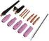 17pcs welder TIG welding torch Collet Body nozzle kit Tungsten electrode for wp-17/18/26 TIG welding torch...